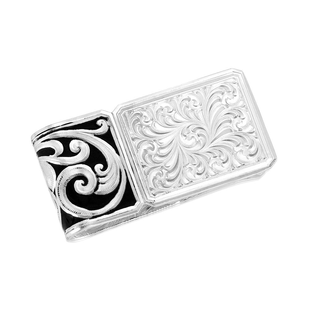 Classic Filigree Custom Money Clip | Montana Silversmiths