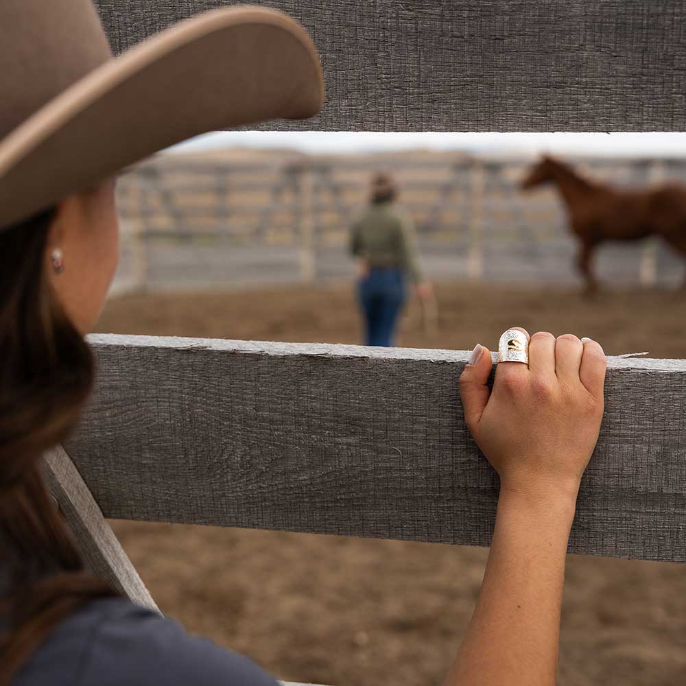 Out West Initial Ring