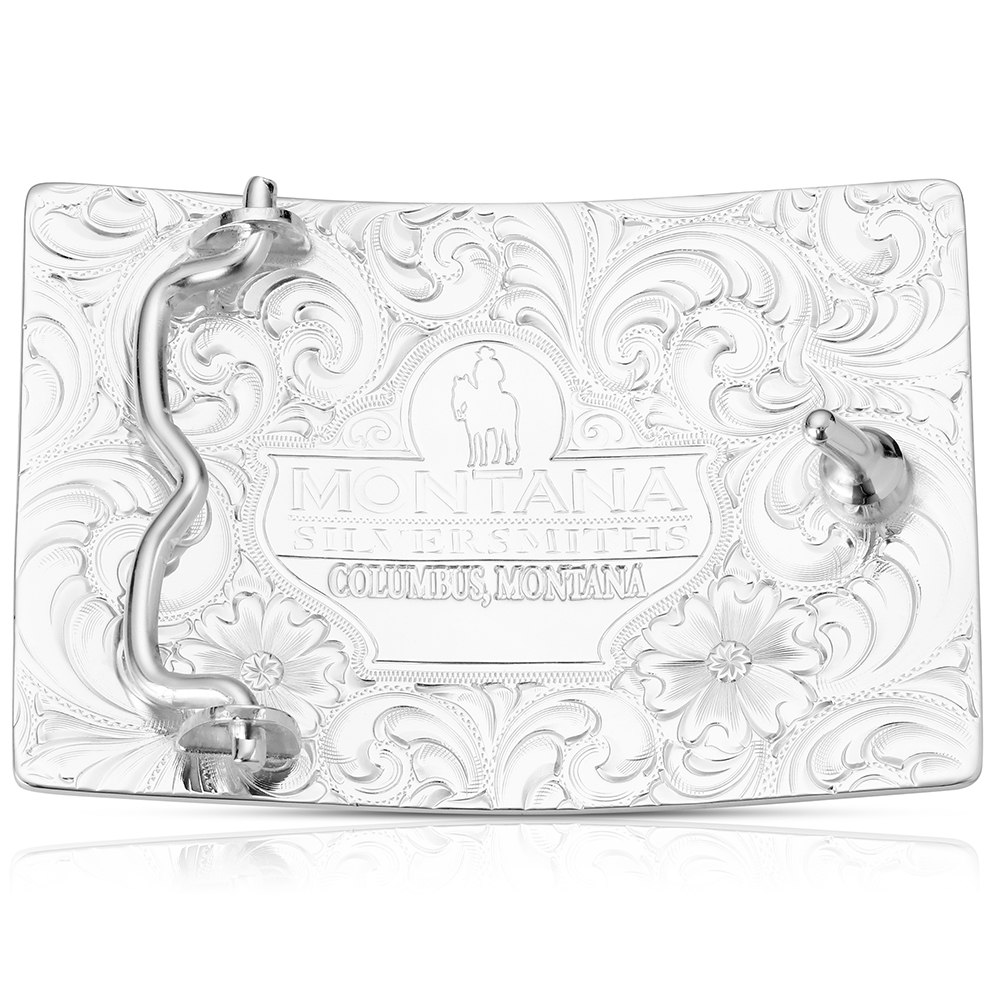 Open Country Buckle with Longhorn