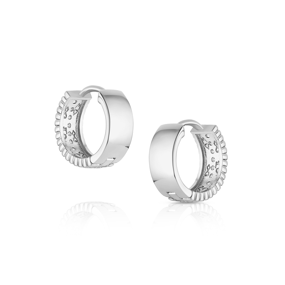 Laredo Sun Crystal Hoop Earrings