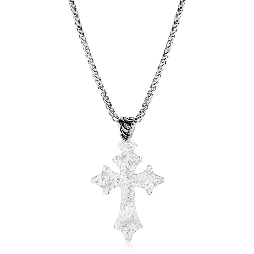 Barbed Cross Necklace