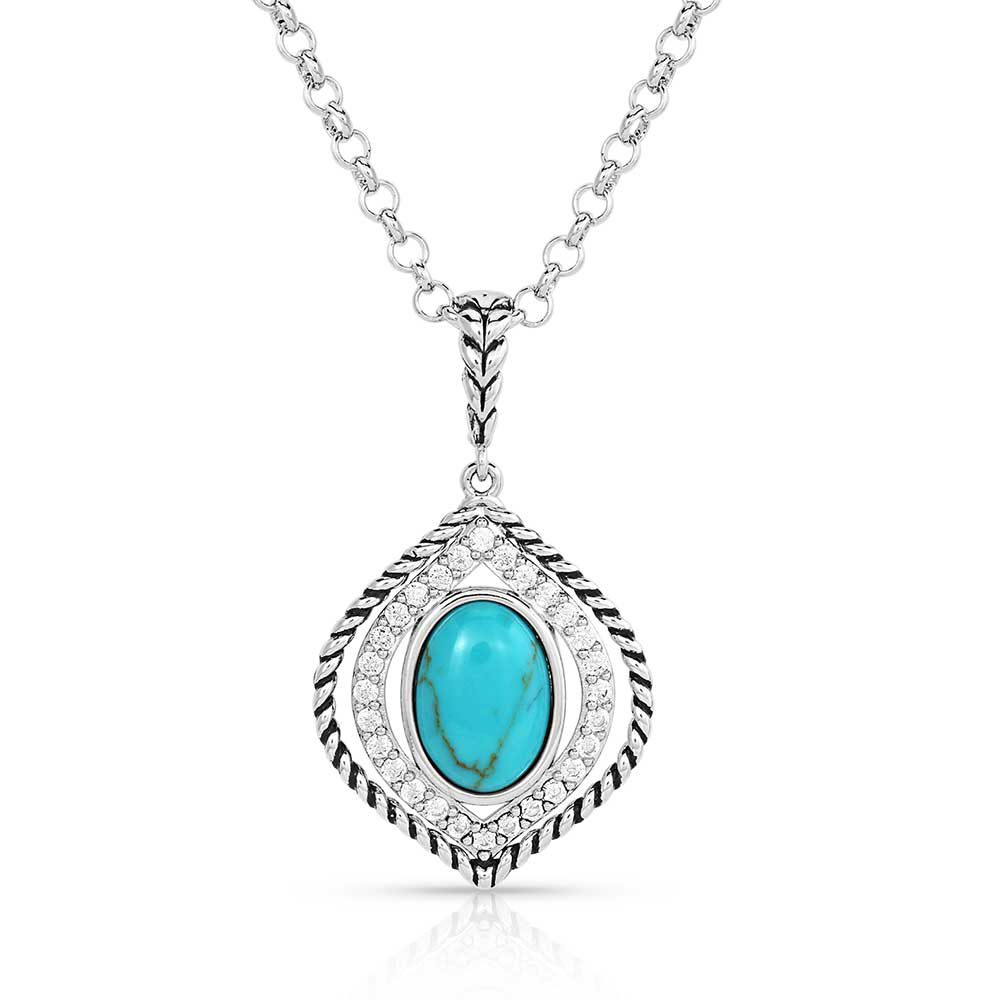Sparkling Desert Skies Turquoise Necklace