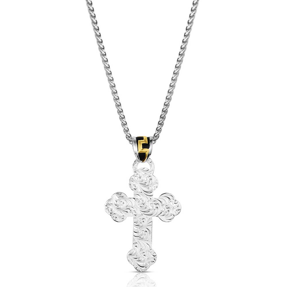 Honor and Grit Cross Necklace