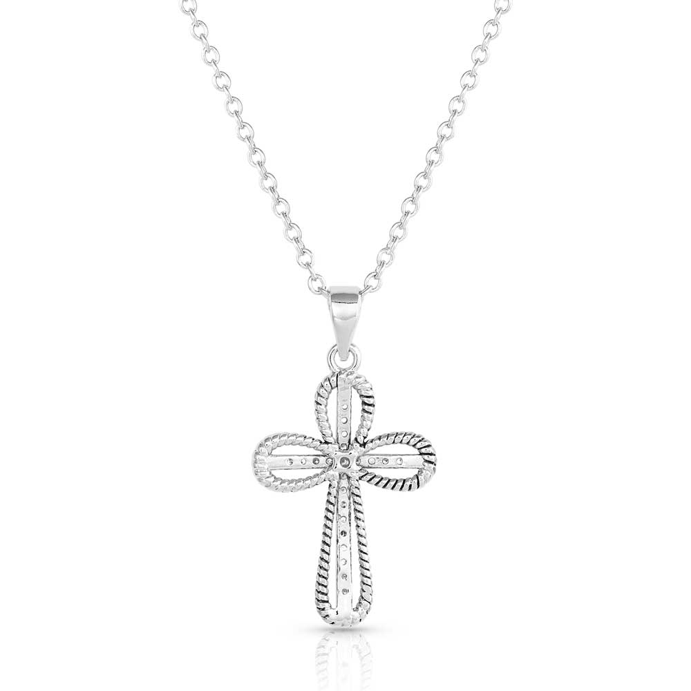 Expressive Faith Crystal Cross Necklace