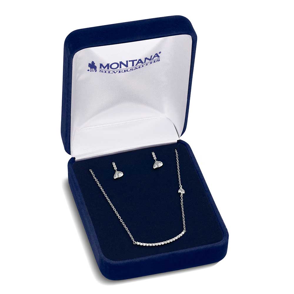 LOVE BY CHANCE & 2 MOONS 2 セット Love You Lots Heart Jewelry Set | Montana Silversmiths