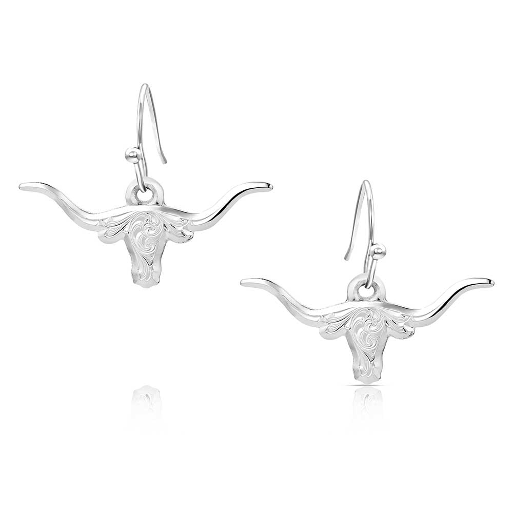 Out West Longhorn Earrings