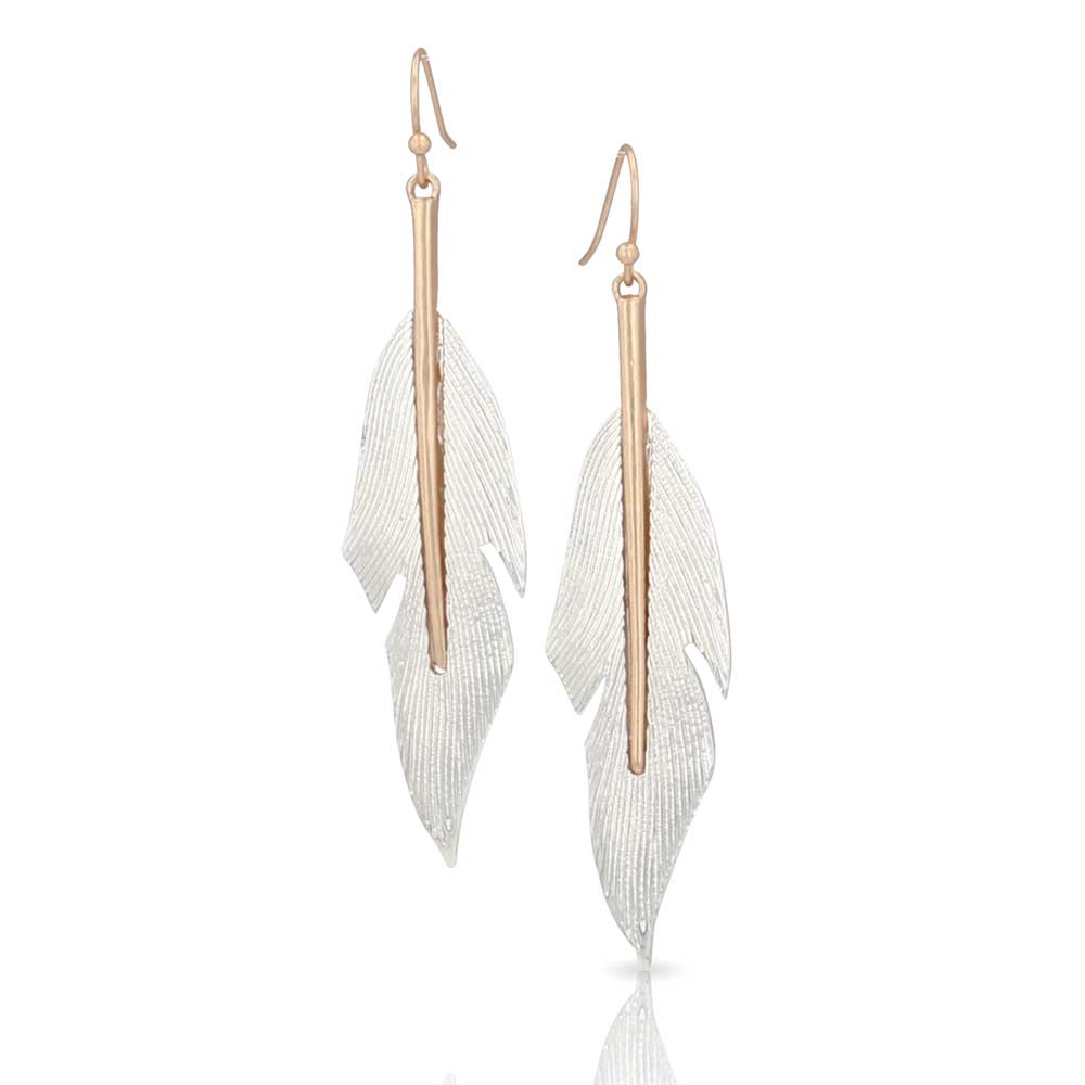 Feathers Descend Attitude Earrings