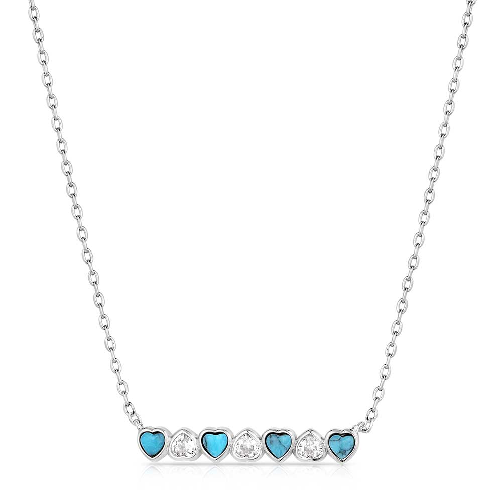 Alternating Hearts Necklace