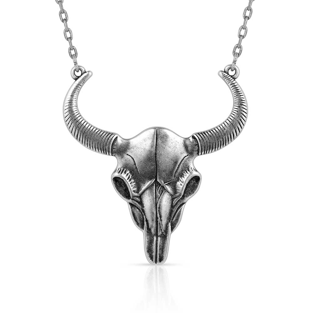 Buffalo Skull Necklace