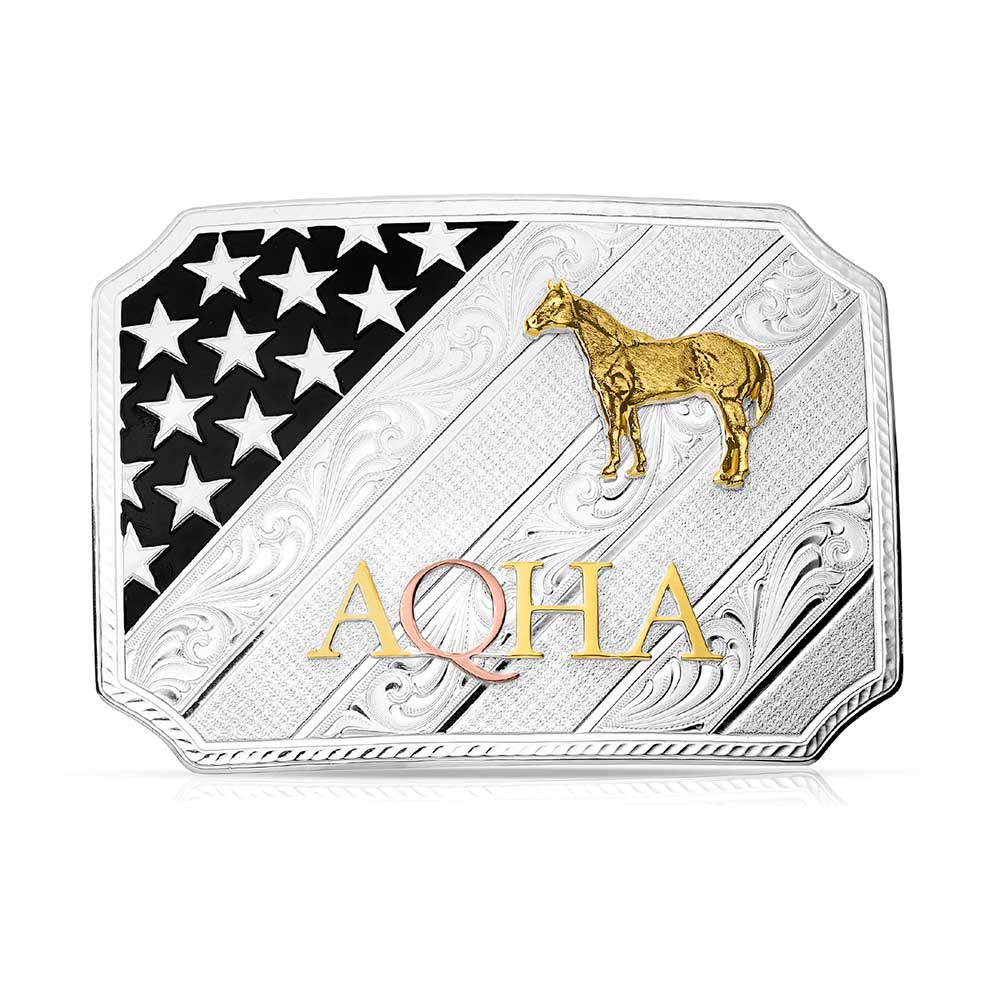 AQHA All American Silver Buckle