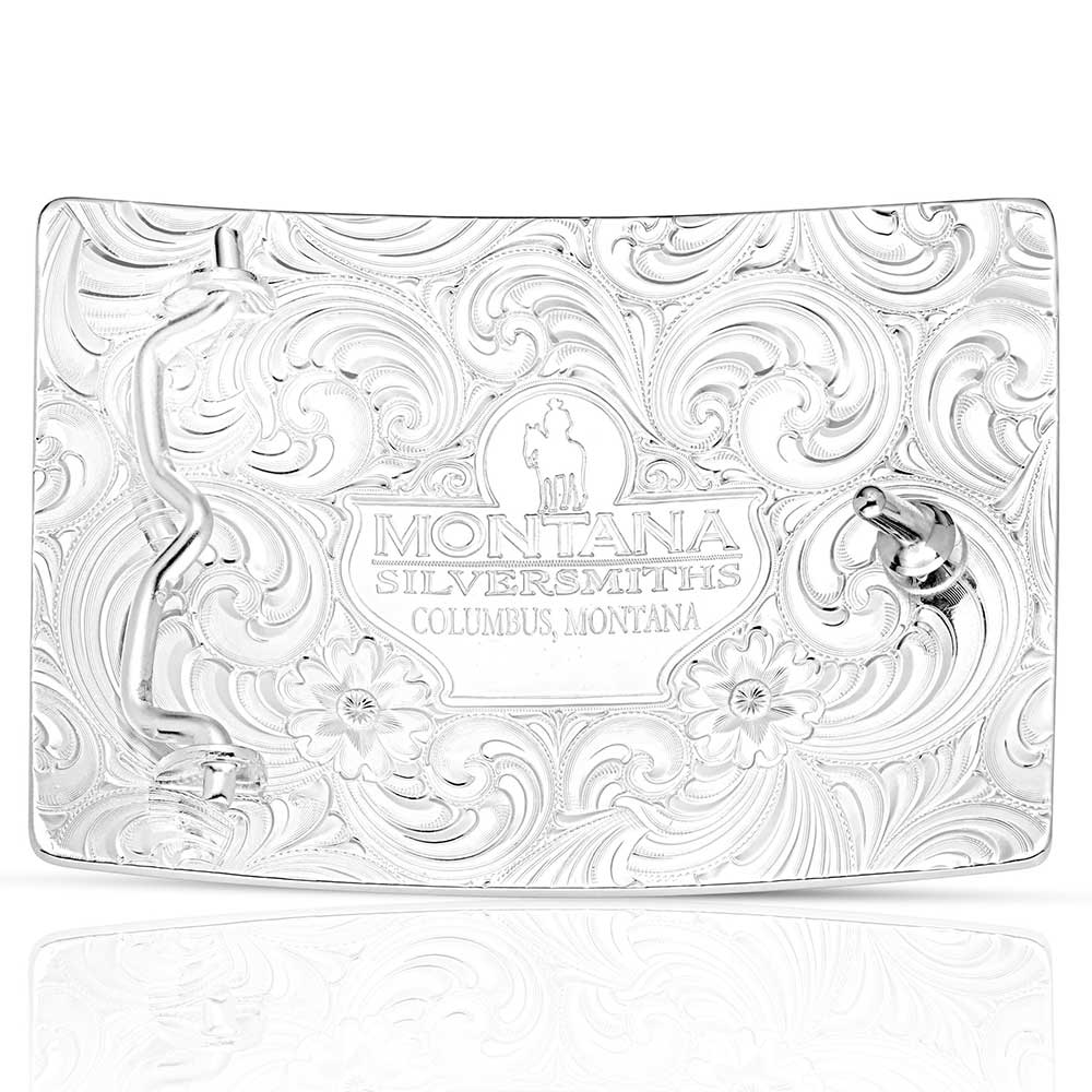 Honor and Grit Buckle with Ranch Bronc