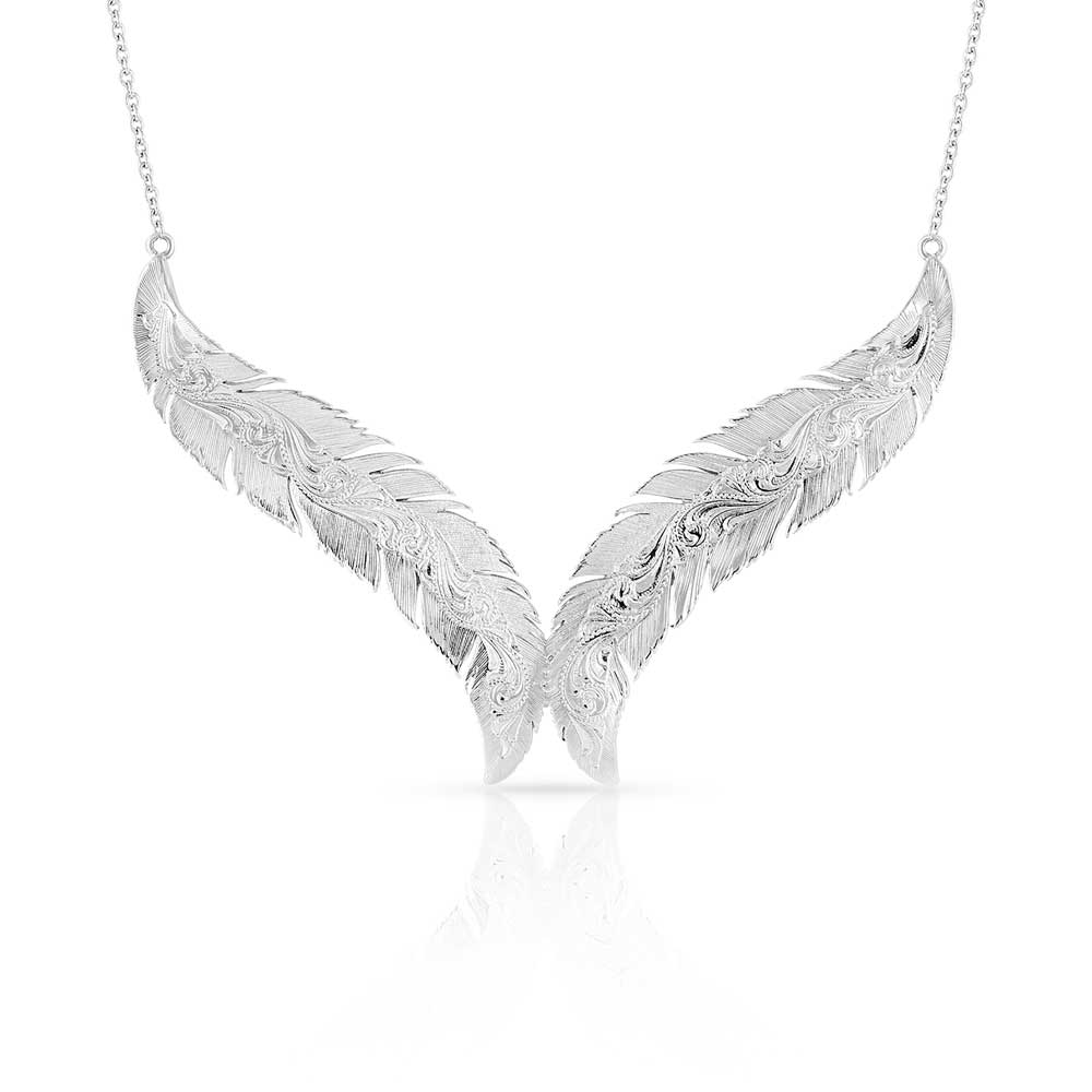 Breaking Trail Feather Necklace