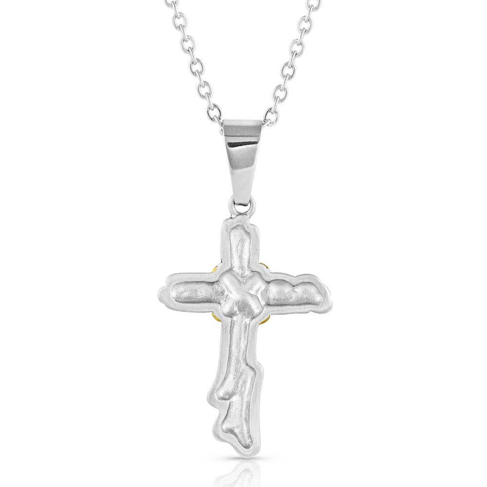 Rugged Faith Cross Necklace | Montana Silversmiths