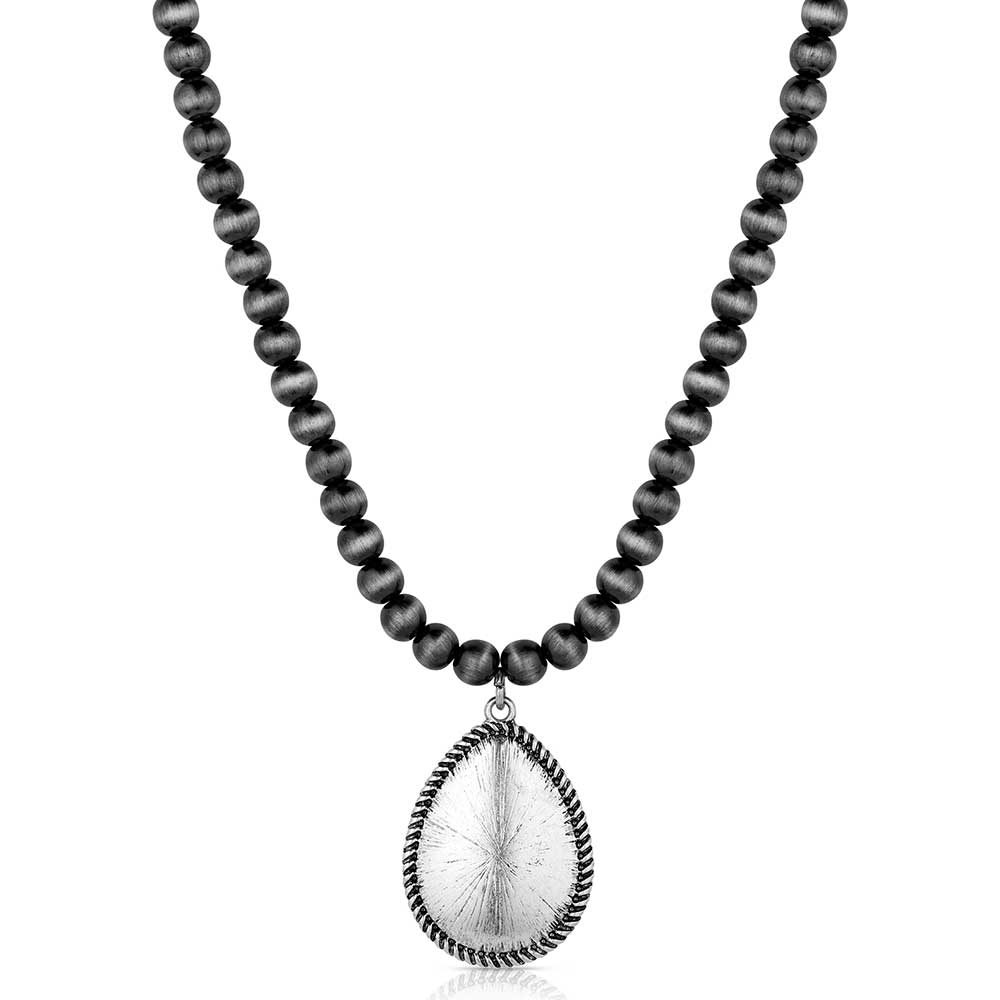 Mountain Drop Beaded Necklace