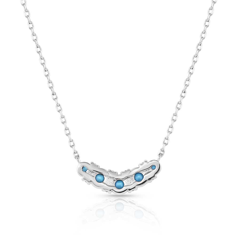 Blue Moon Crystal Necklace