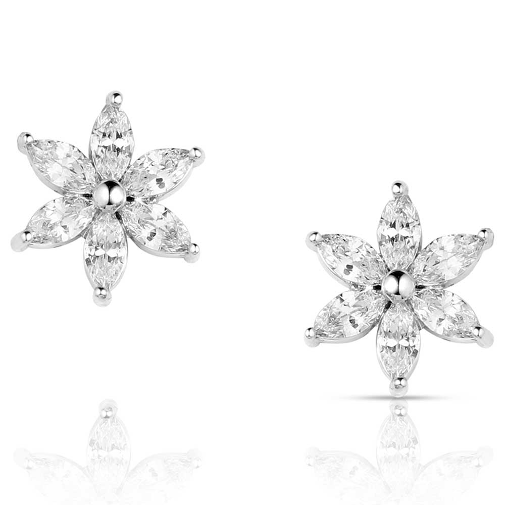 Floral Cheer Crystal Earrings