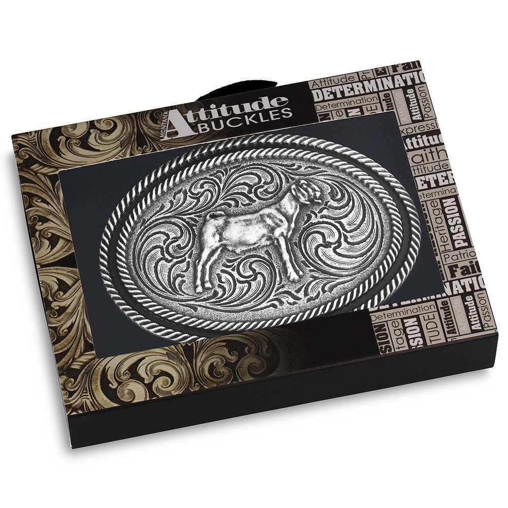 Show Goat Antiqued Buckle