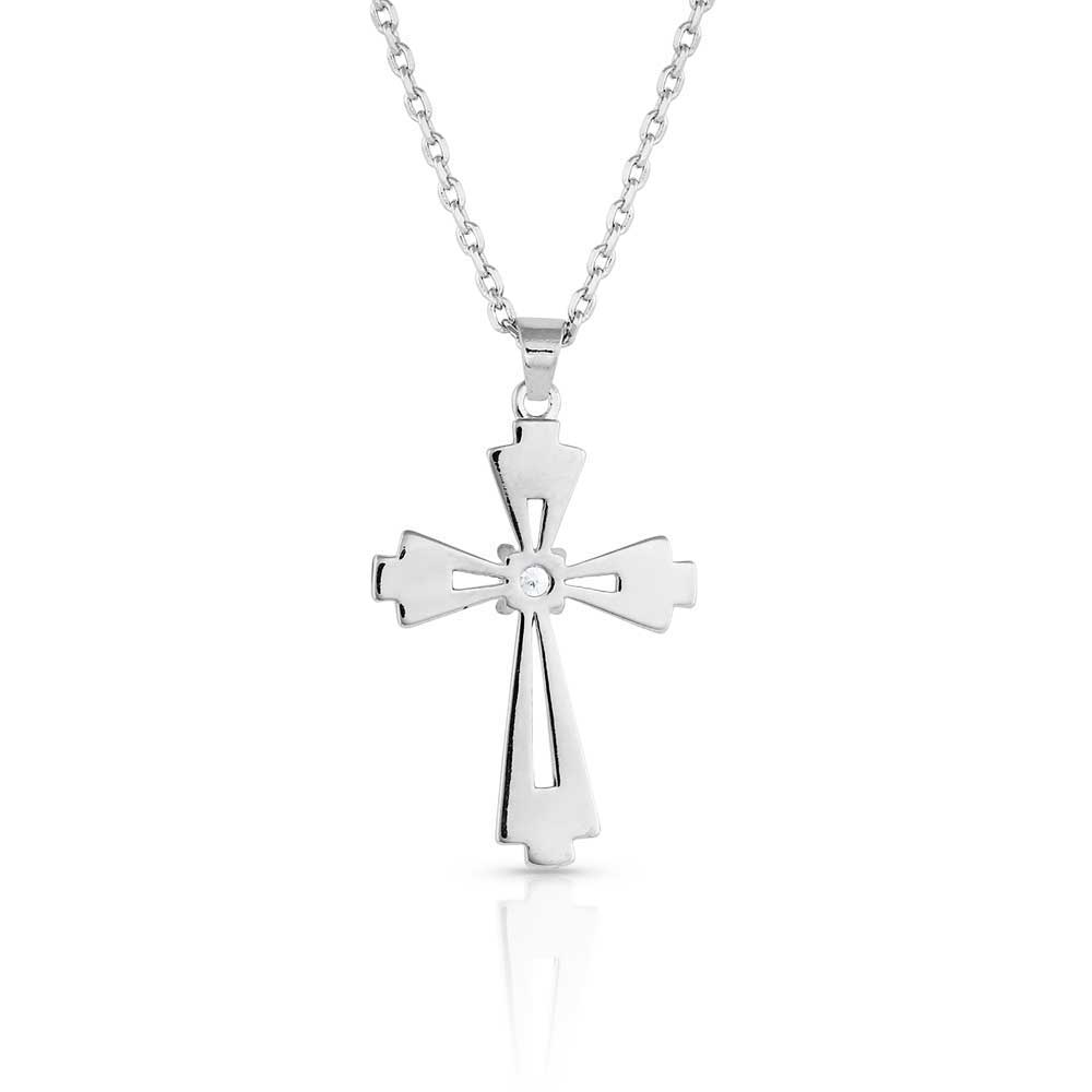 Extended Faith Cross Necklace