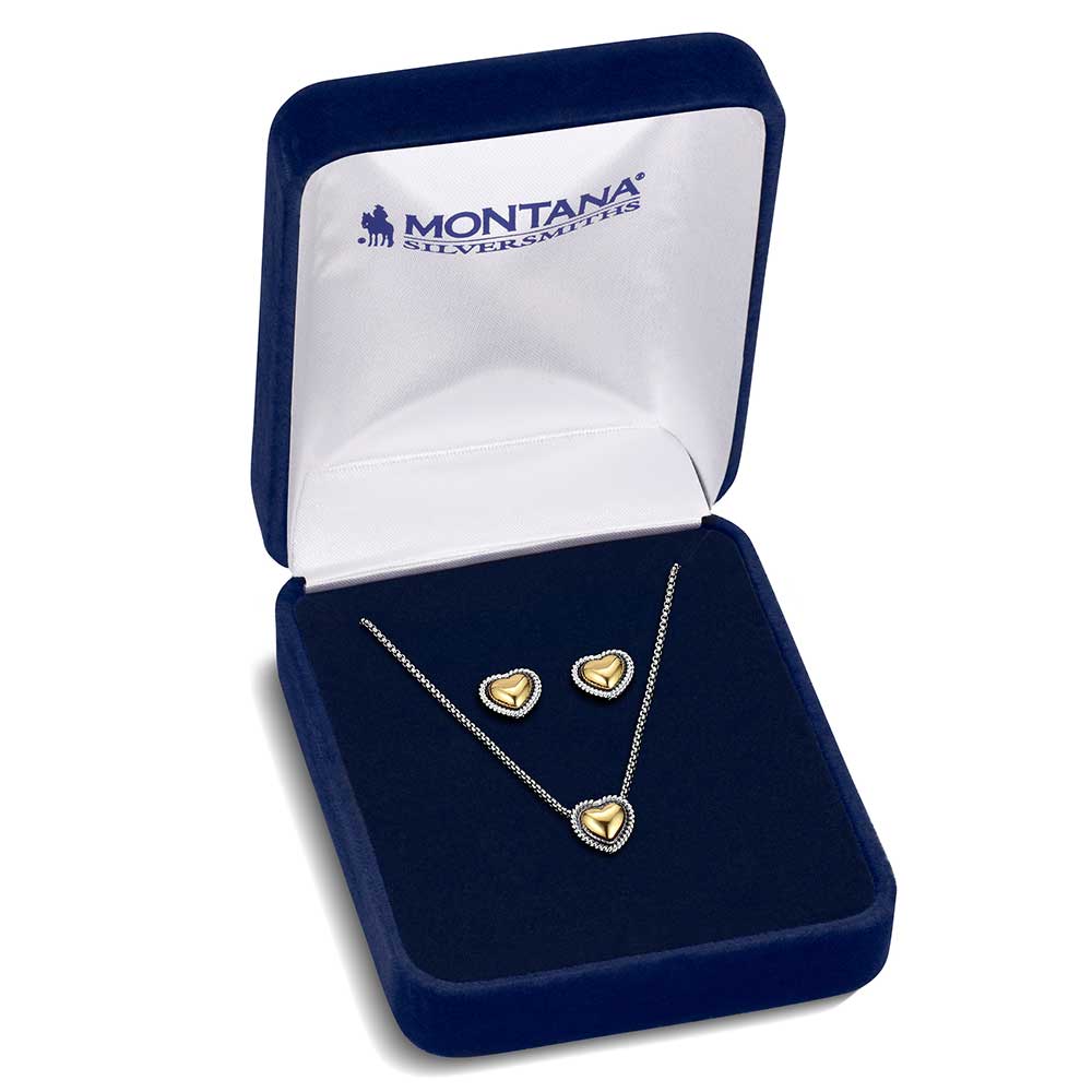 Trio of Hearts Jewelry Set | Montana Silversmiths