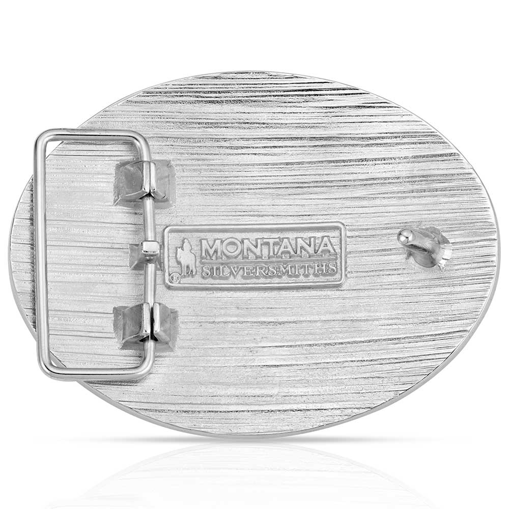 Hunters Stars & Stripes Buckle | Montana Silversmiths
