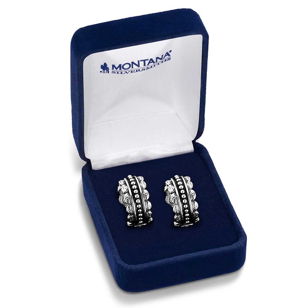 Petal Edge Hoop Earrings