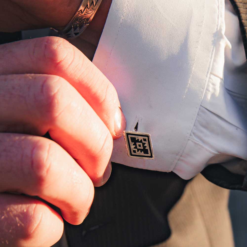 Southwest Engraved Cuff Links
