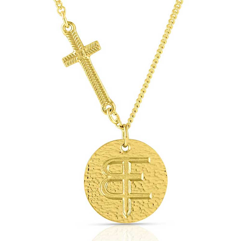 Everlasting Faith Warrior Collections Gold Necklace