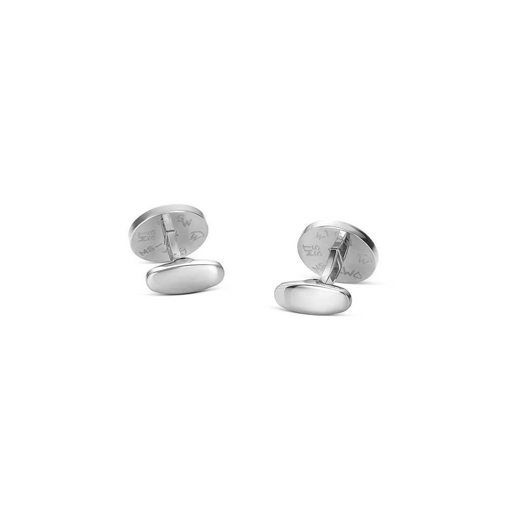 Round Engraved Cuff Links