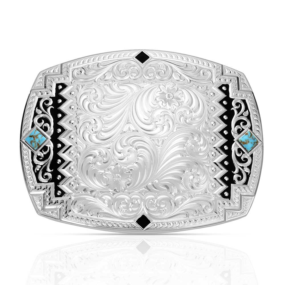 Southwest Scroll Custom Buckle | Montana Silversmiths