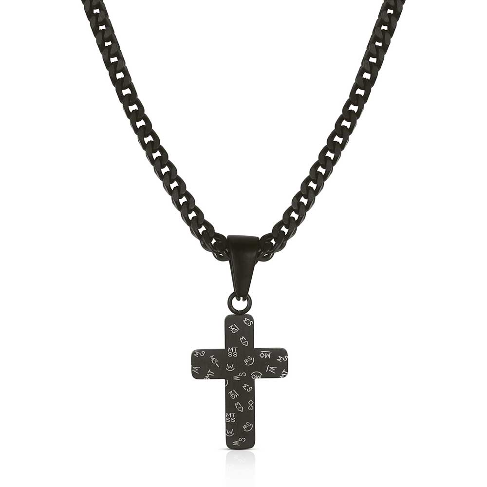 Strong Horizons Cross Necklace