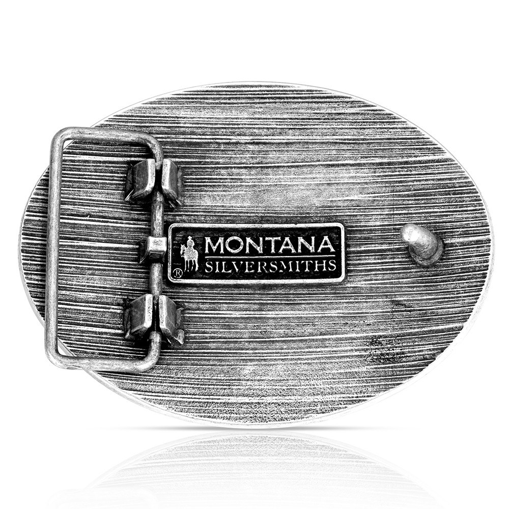 Show Steer Antiqued Buckle