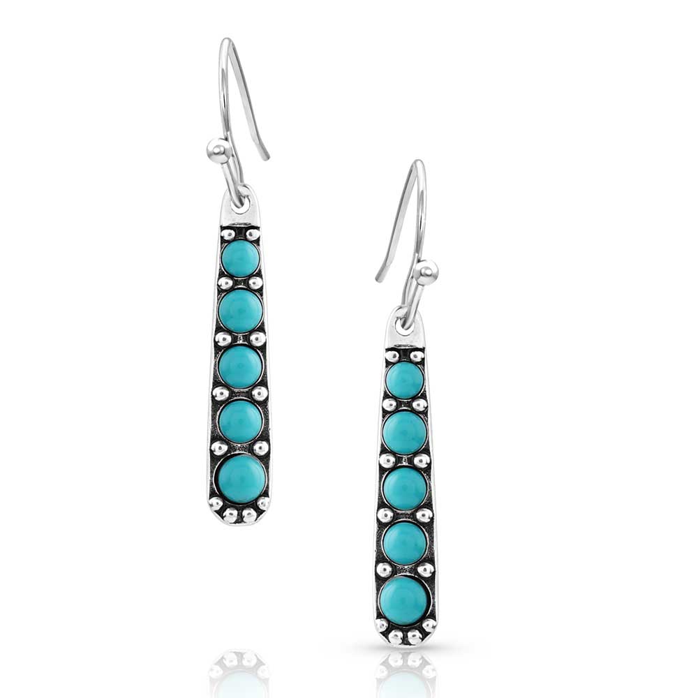 Turquoise Cascade Earrings