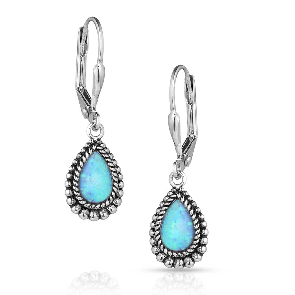Glimmering Pools Opal Earrings