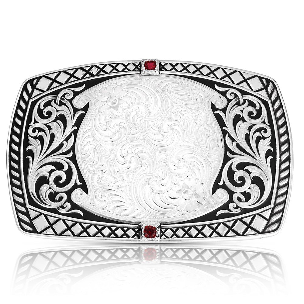 Midnight Range Custom Buckle | Montana Silversmiths
