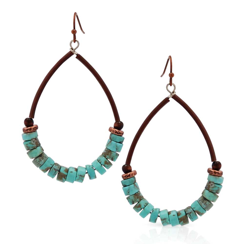 Swim the Sea Turquoise Attitude Earrings