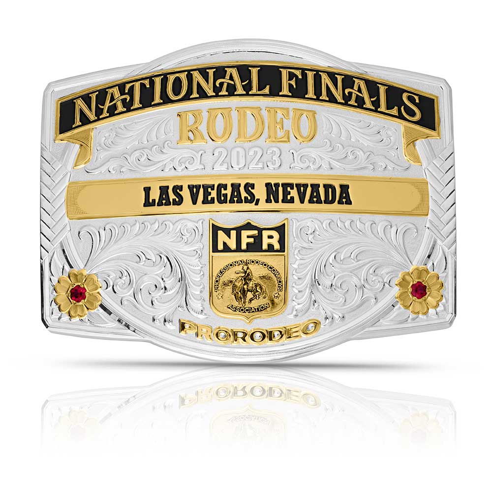 2023 National Finals Rodeo Square Buckle
