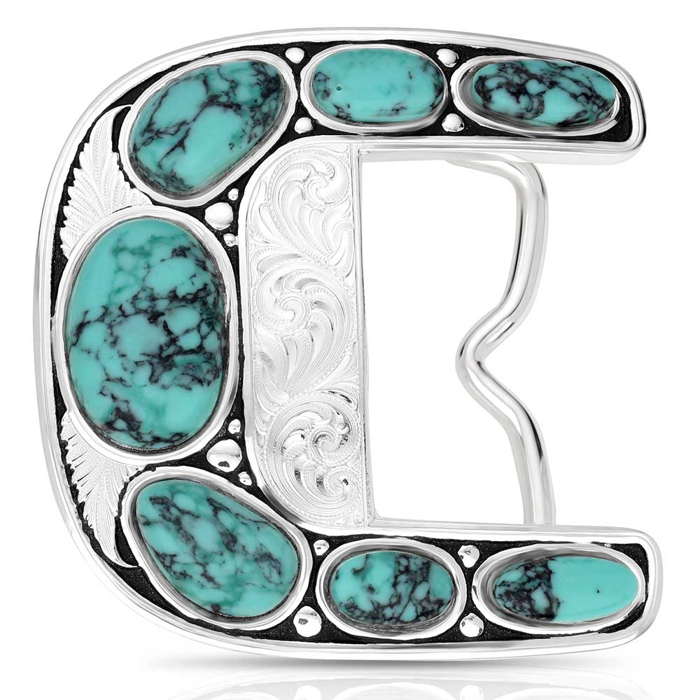 Clear Blue Sky Turquoise Buckle