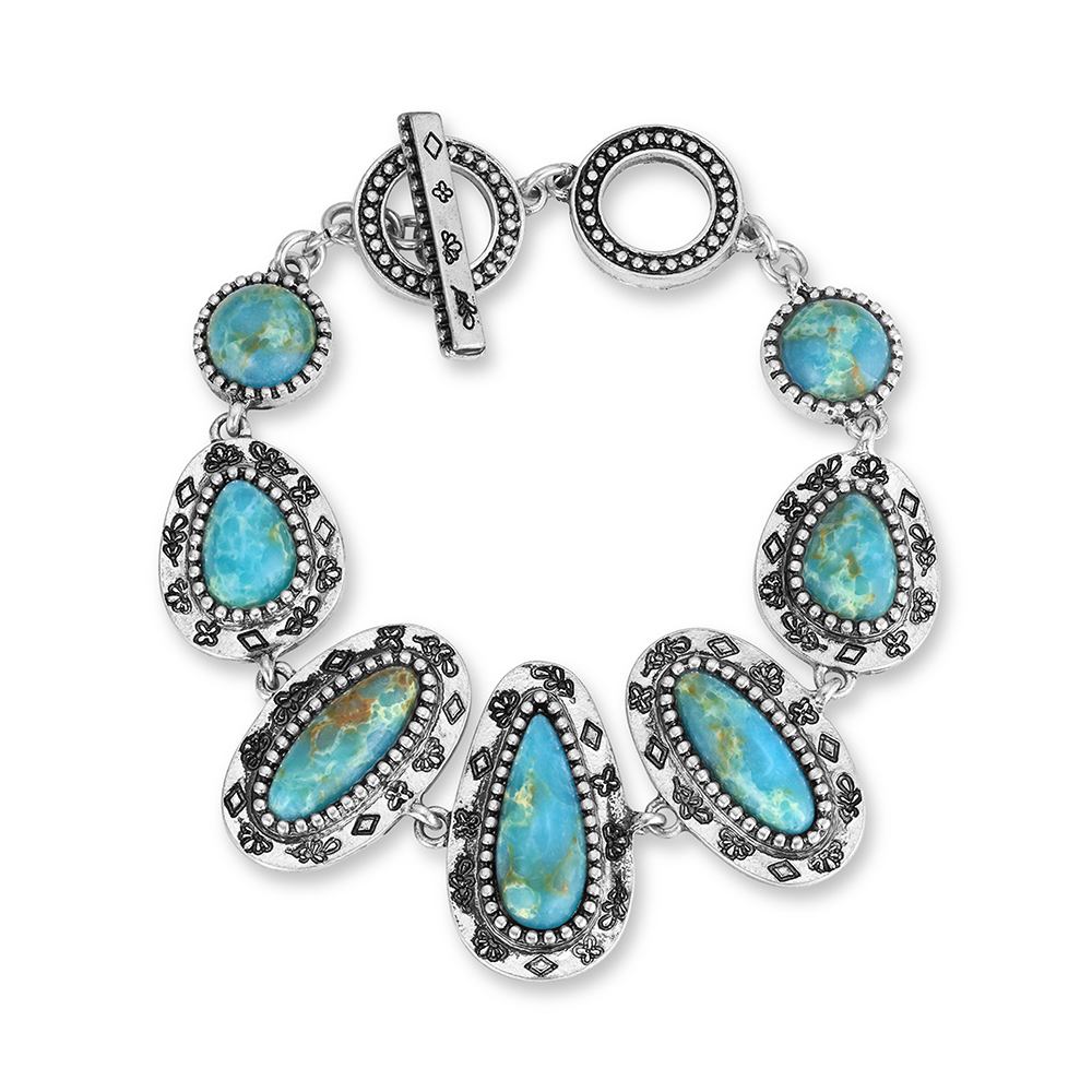Bold Horizon Turquoise Bracelet | Montana Silversmiths