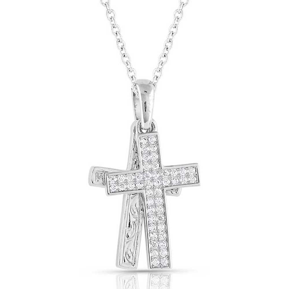 Gold Classic Diamante Cross Necklace in 2023  Cross necklace, Necklace,  Wide choker necklace