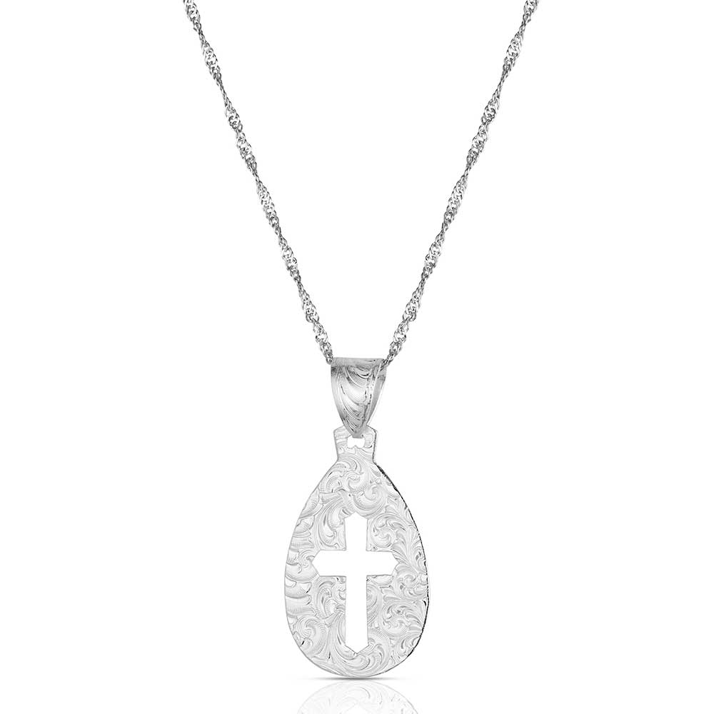 Steadfast Faith Cross Necklace | Montana Silversmiths