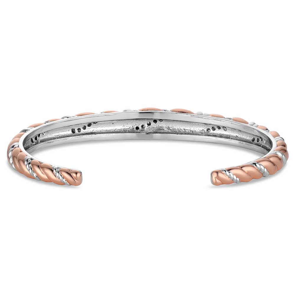 Draped in Light Crystal Cuff Bracelet