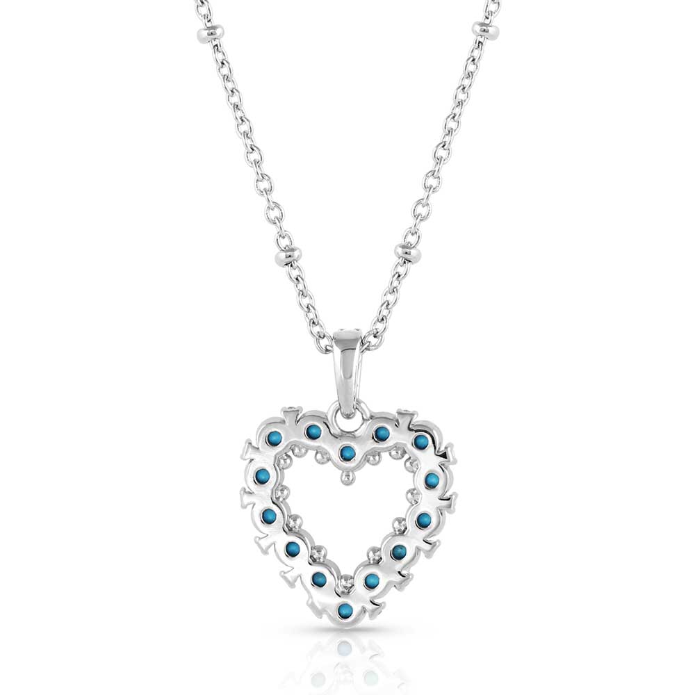 Deepest Love Blue Crystal Necklace