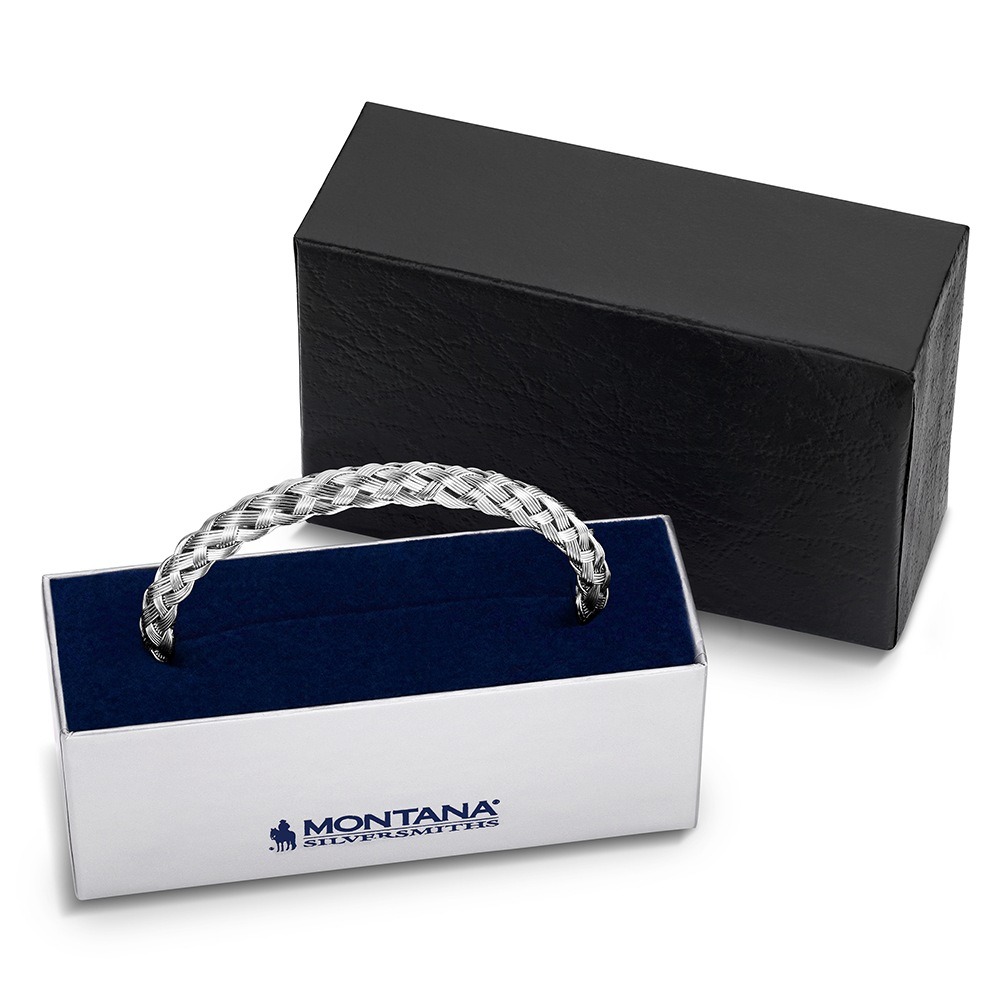 Simple Braided Cuff Bracelet
