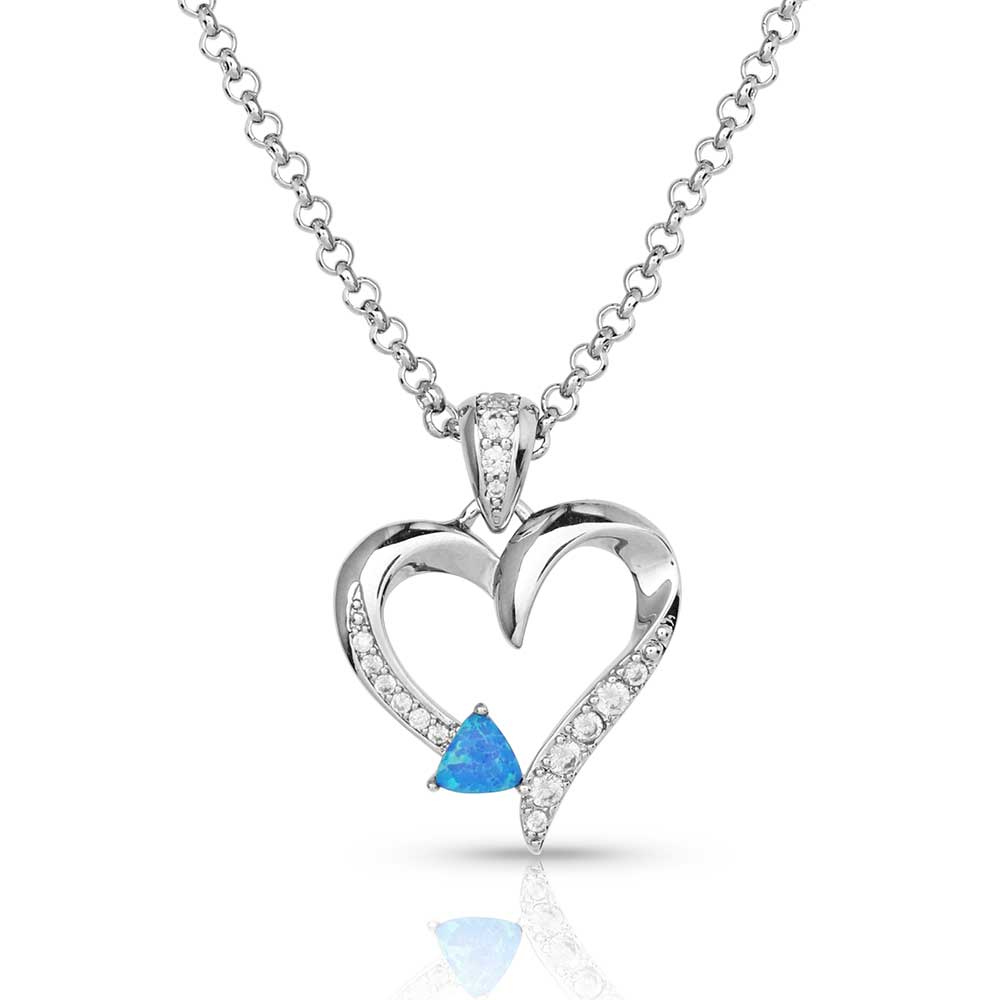 Love Everlasting Opal Crystal Necklace
