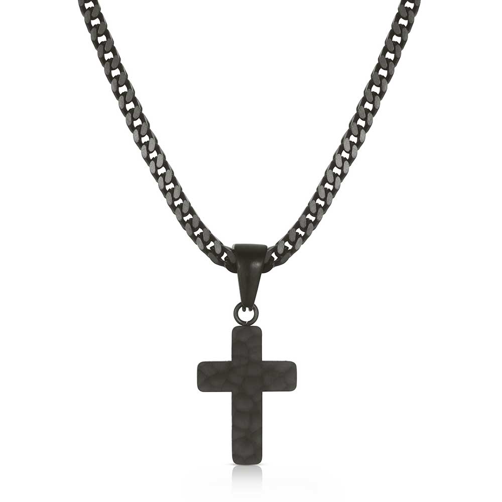 Strong Horizons Cross Necklace