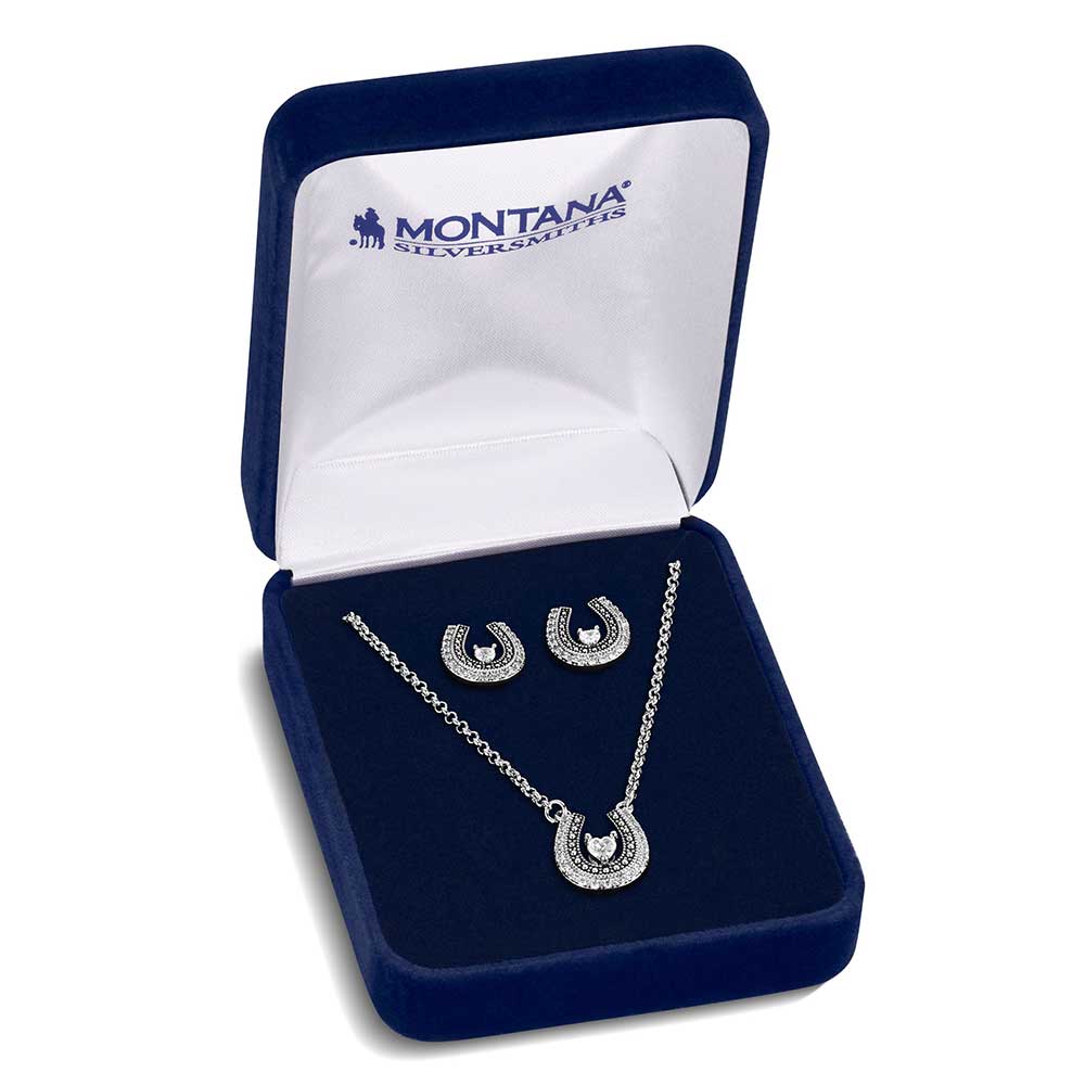 Lovely and Lucky Horseshoe Jewelry Set