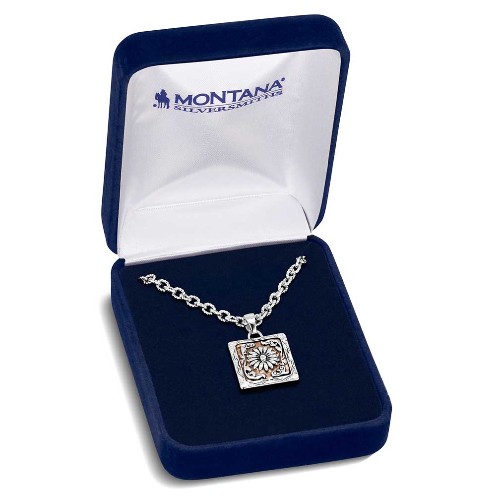 Ranch House Floral Necklace | Montana Silversmiths