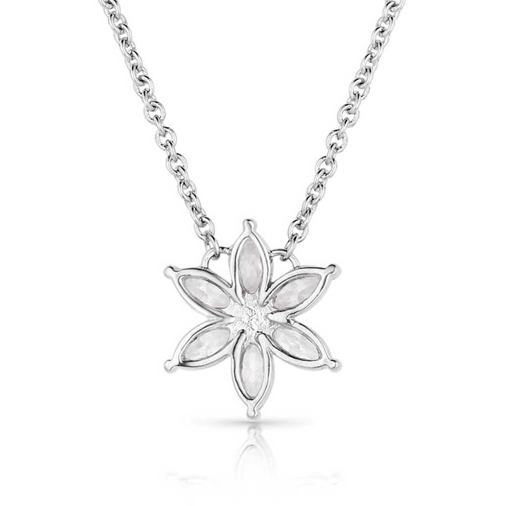 Floral Cheer Crystal Necklace