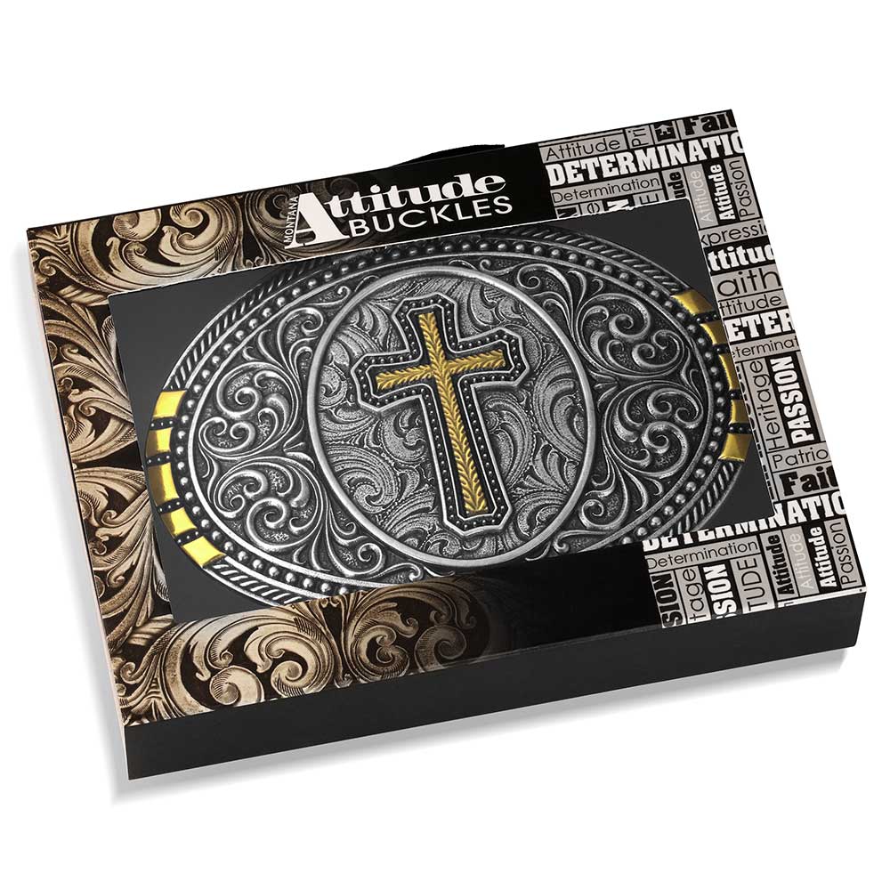 Established Faith Buckle | Montana Silversmiths