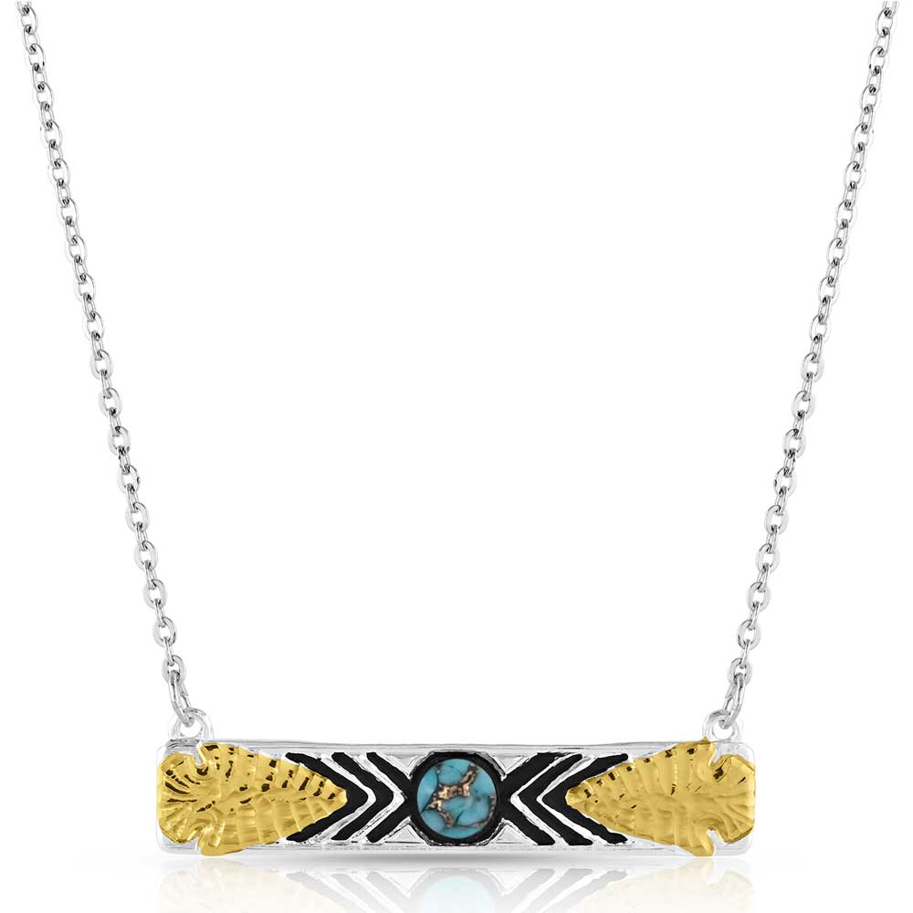 Southwest Nights Arrowhead Turquoise Necklace